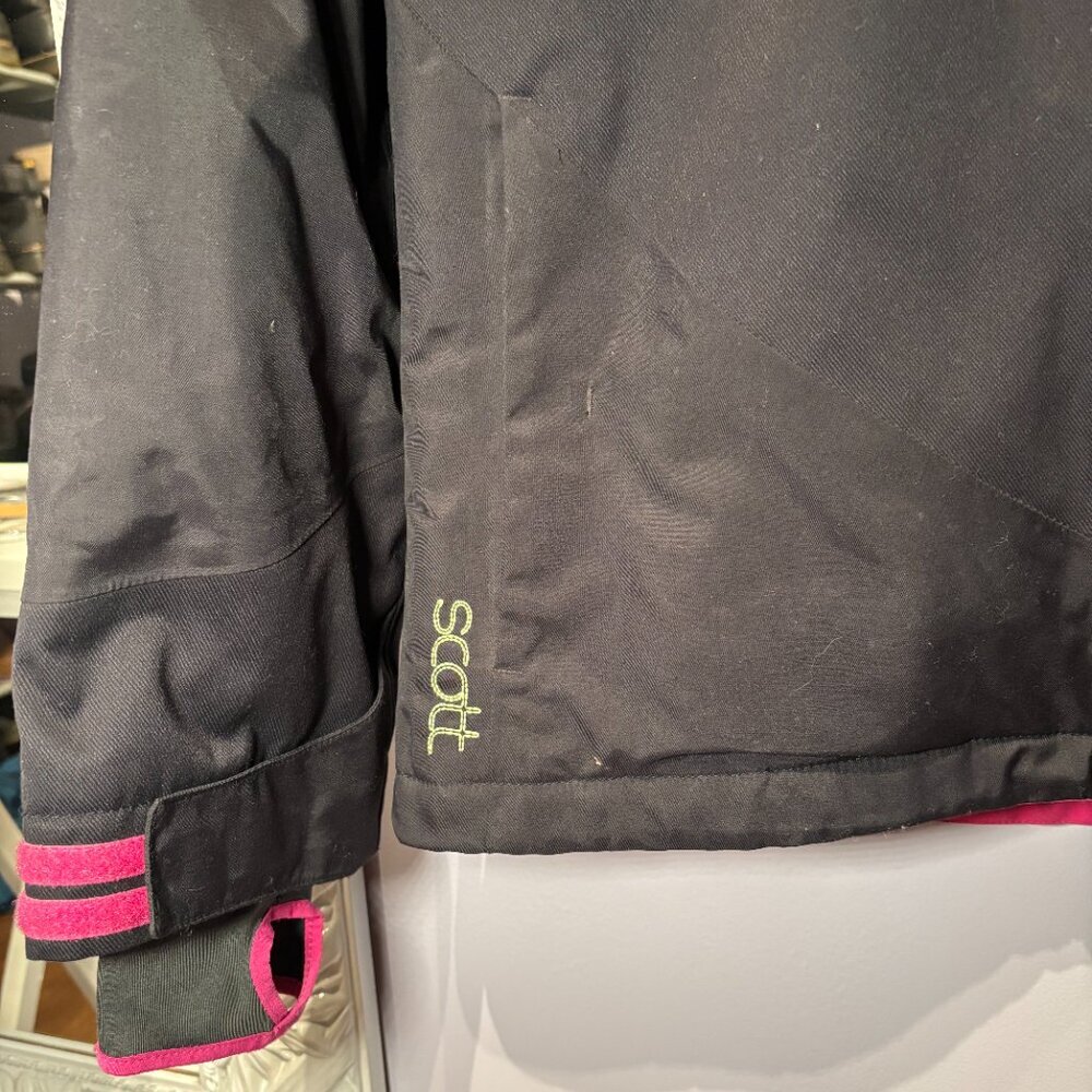 Scott Ski/Snowboard Women’s Winter Active Jacket Black/Pink Size 8-10 - Picture 11 of 11